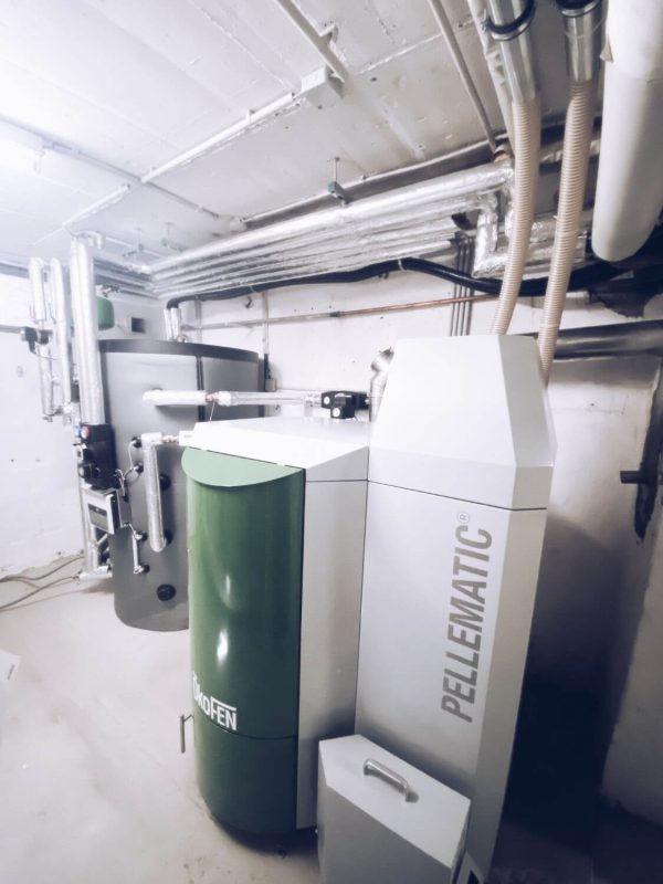 Heizen mit Holz, Pellets, Pelletkessel, Heizungstausch, ÖkoFEN Pellematic PES 25 - Merzenich