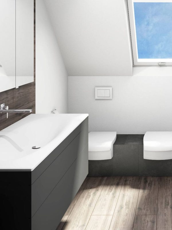 project plus GmbH Stockheim Merzenich Düren 3D CAD Visuallisierung Rendering Badplanung Flaminia Keuco